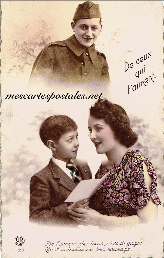 Carte postale non écrite, non timbrée.