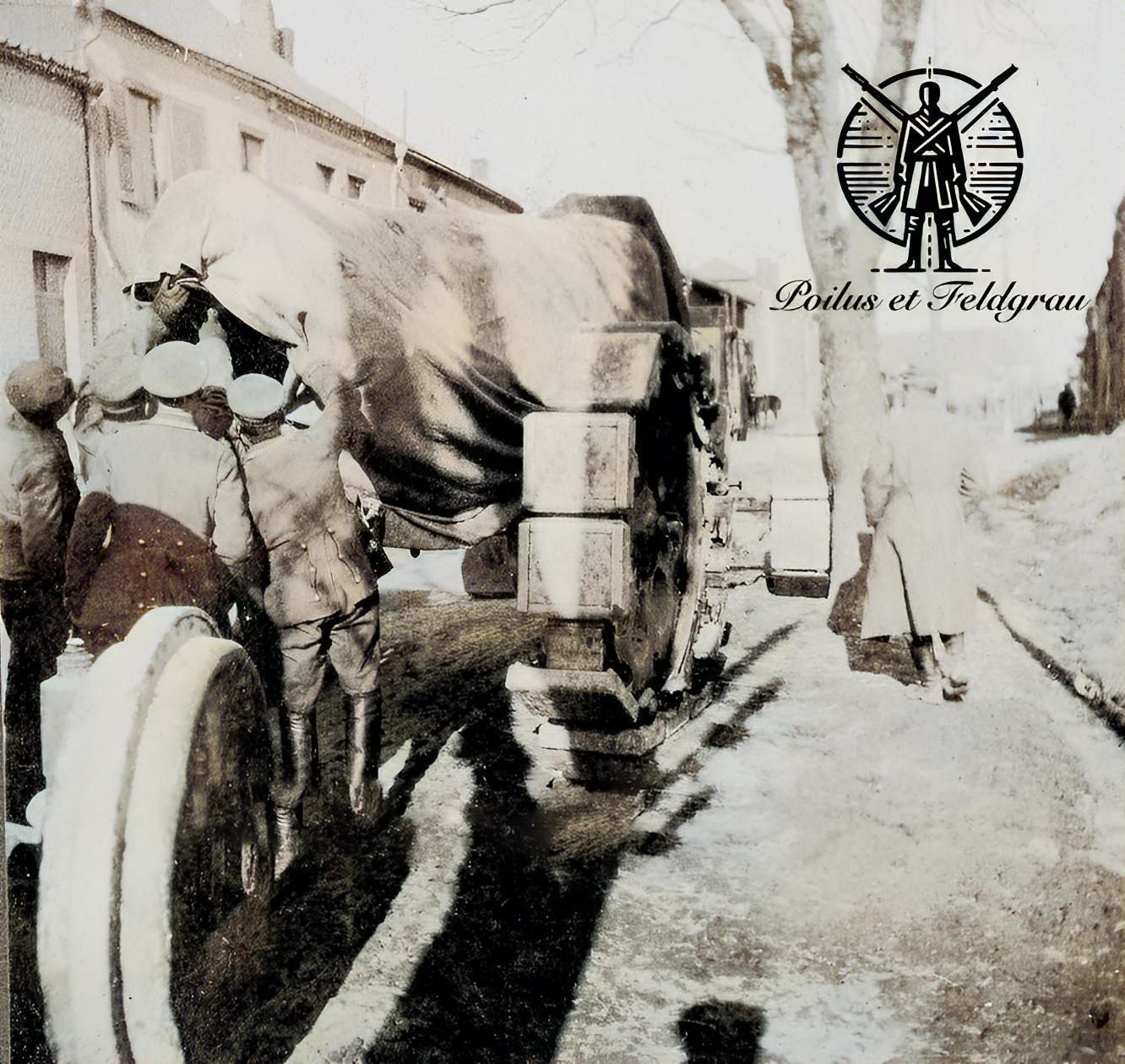 La Grosse Bertha - le chariot et les roues