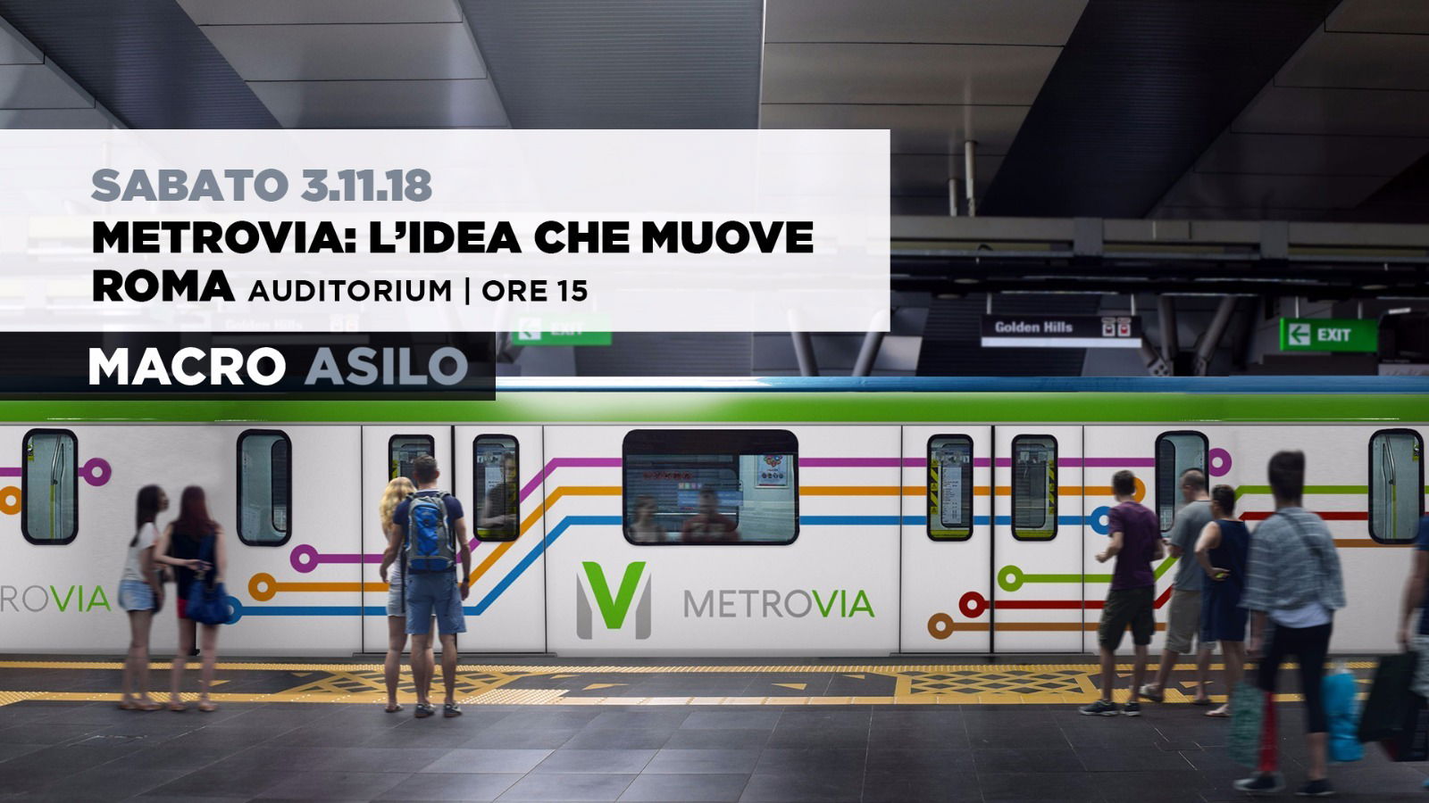 PRESENTAZIONE - Metrovia: l'idea che Muove Roma, al Macro Asilo