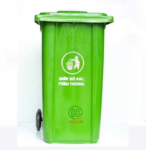 Thùng rác nhựa HDPE 60L có bánh xe - Giá rẻ, bền bỉ, đa dạng mẫu mã