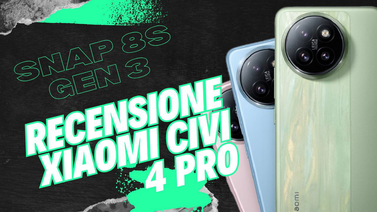 Recensione YouTube "Xiaomi CIVI 4 Pro"