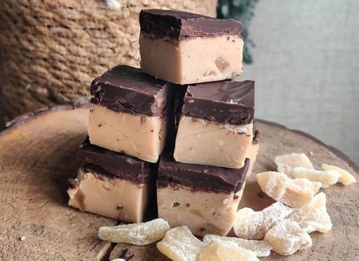 Ginger and dark chocolate