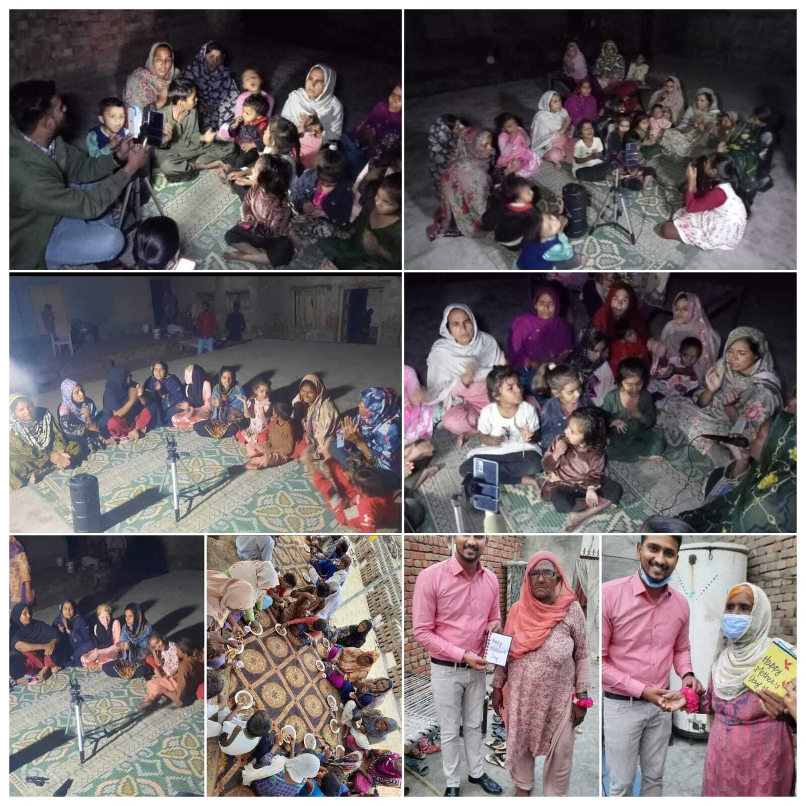 Preaching Holy Bible to Widow Women