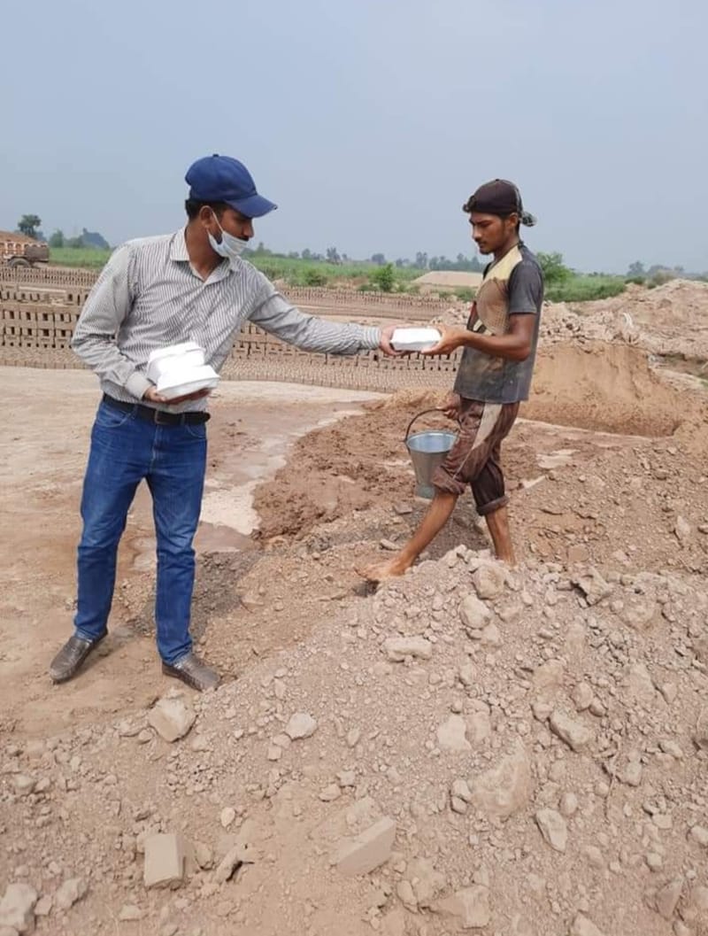 Serving Food to Poor