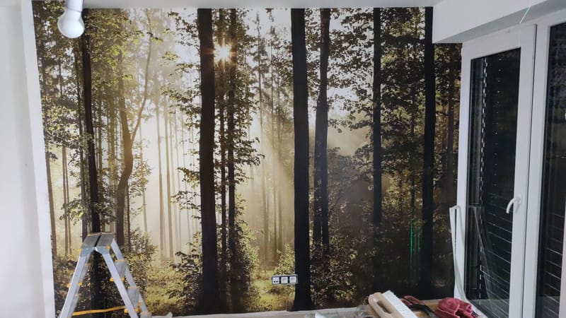 Realizácia malovky , obkladov a renovácie schodiska 