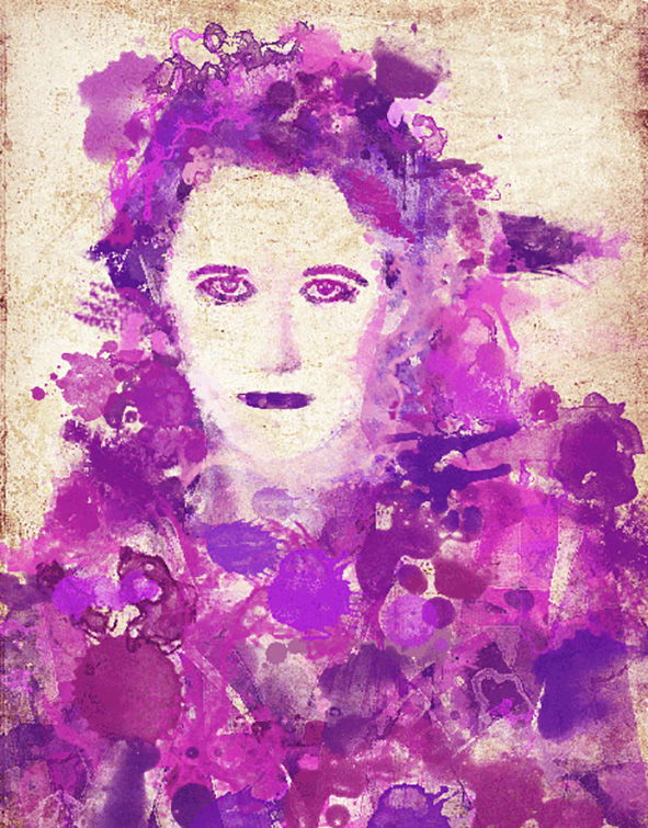 Double Exposition - Aquarelle - Lichtenstein