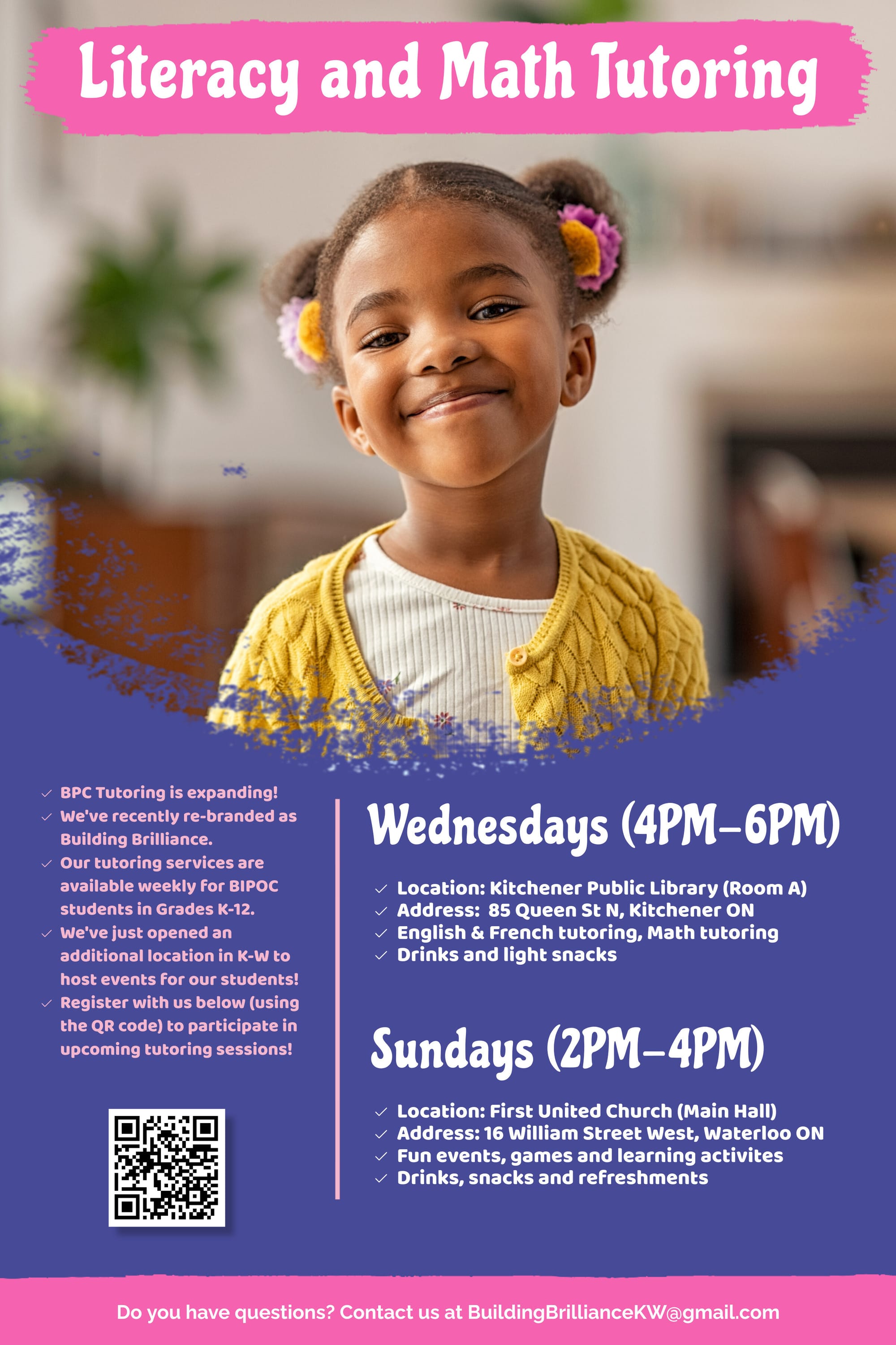 2023/2024 Weekly Tutoring Flyer