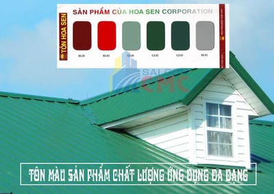 Tôn màu - giá tôn màu thời điểm hiện tại