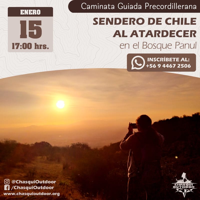 Sendero de Chile al Atardecer