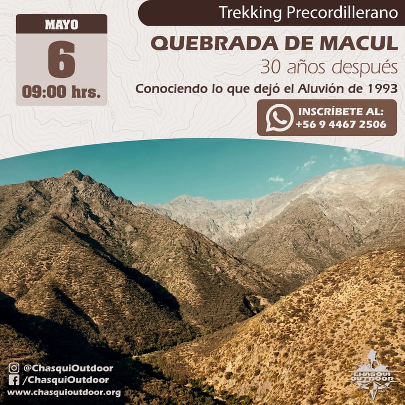 Trekking Precordillerano a la Quebrada de Macul (Desde Macul Alto)