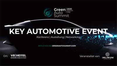 "Great to talk at the Green Auto Summit 2020 in Böblingen/Stuttgart, October 19-20th, 2020..."
