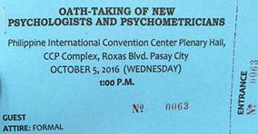 2016 Oath Taking in Manila