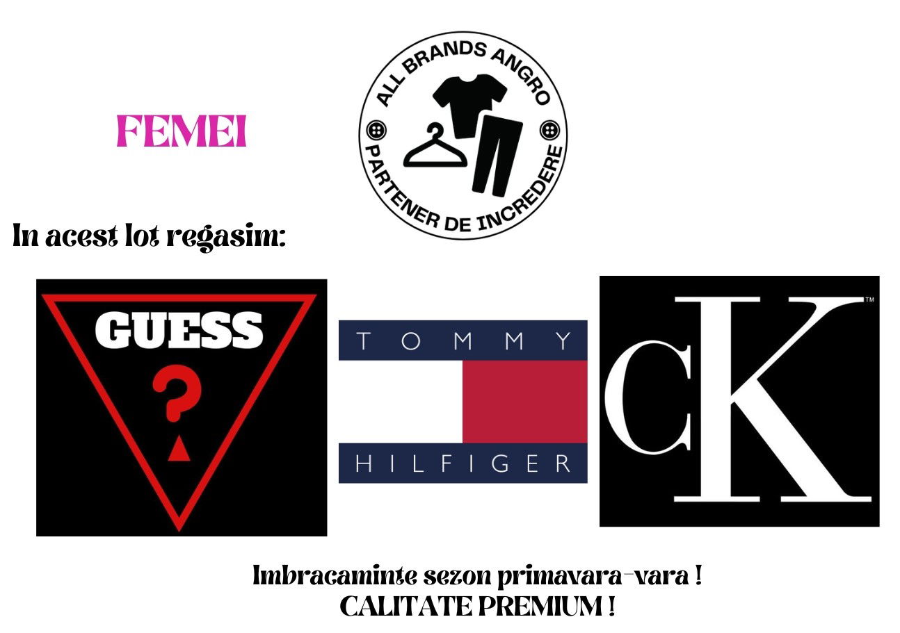 MIXT 3X PREMIUM BRANDS FEMEI - CALVIN K, TOMMY H. GUESS