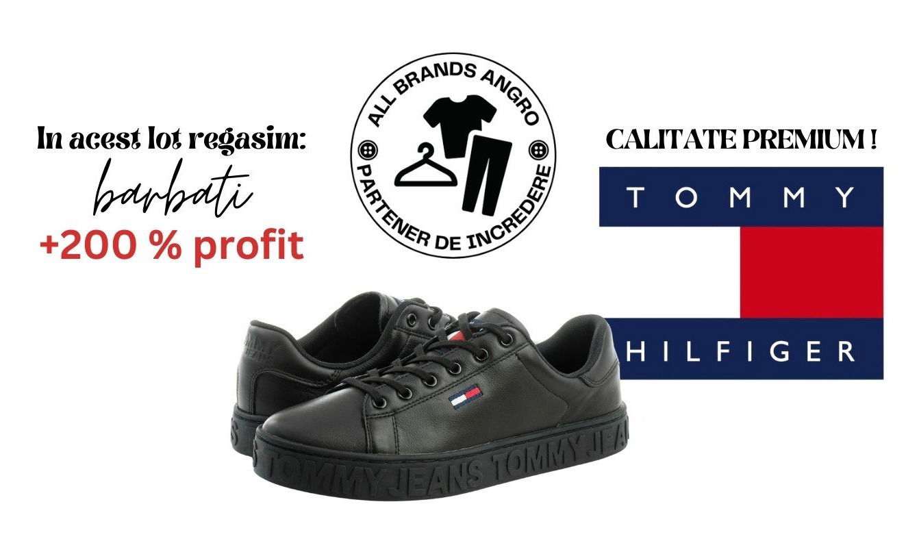 +200% profit - TOMMY HILFIGER - INCALTAMINTE PIELE BARBATI