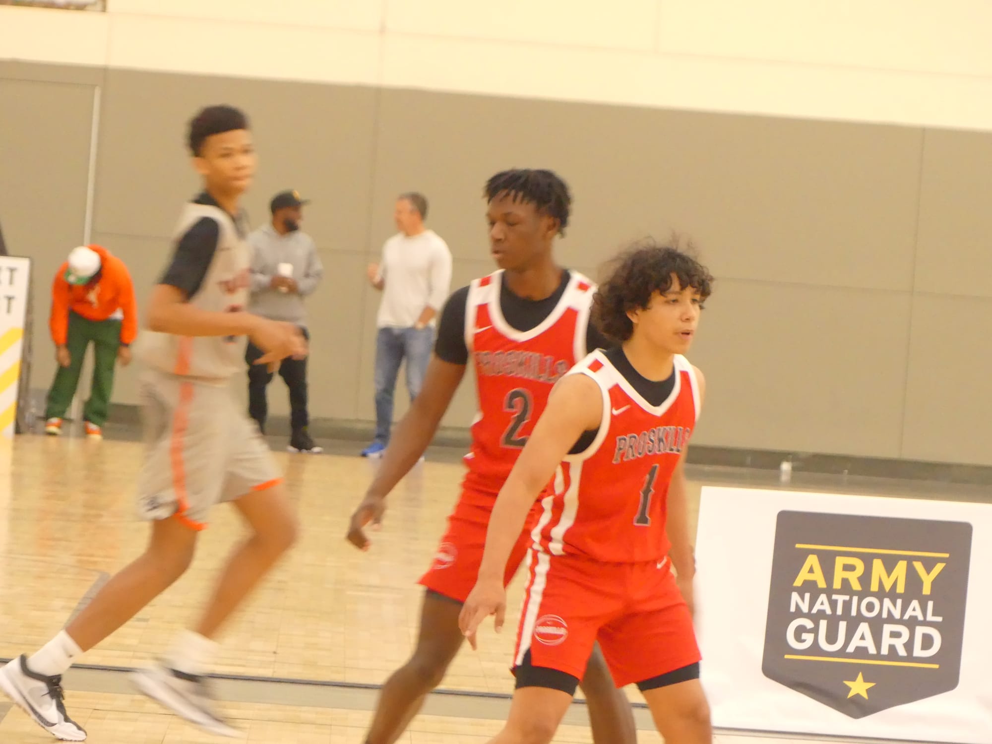 Jason Vidaurri ,Proskills 2027, and Marshall High Scool Varsity Guard