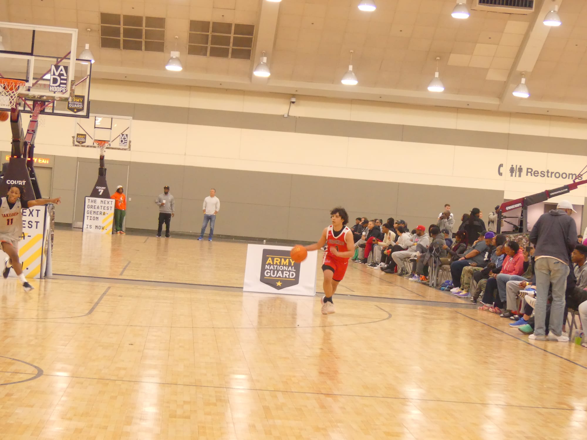 Jason Vidaurri ,Proskills 2027, and Marshall High Scool Varsity Guard