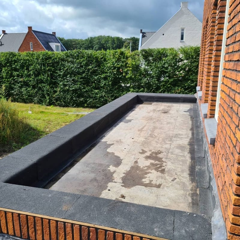 Dakrand nieuwbouw woning