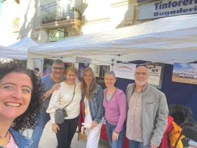 La Coral present a la Fira d'Entitas de Sant Esteve Sesrovires. Maig 2024