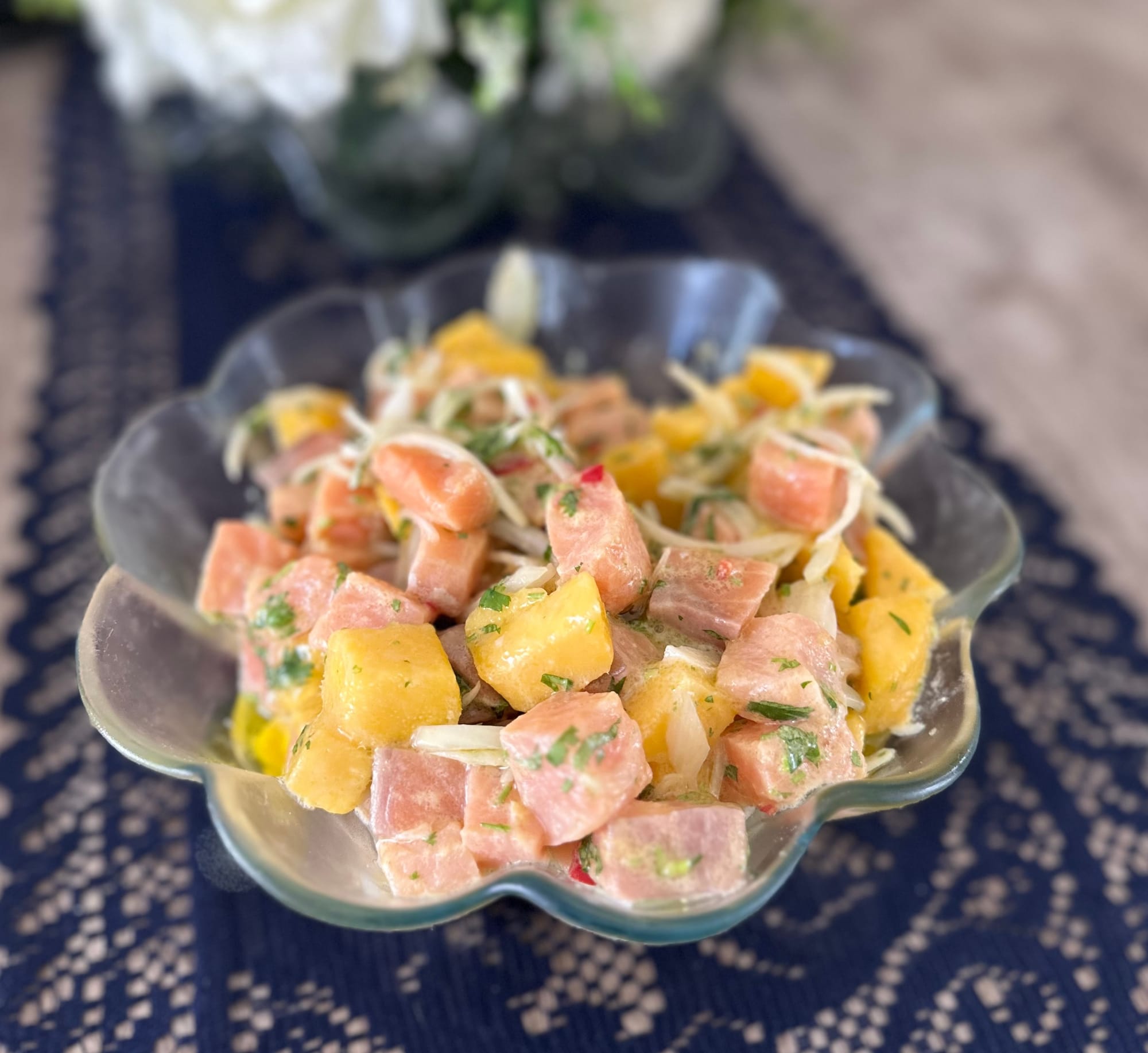 Ceviche de salmão