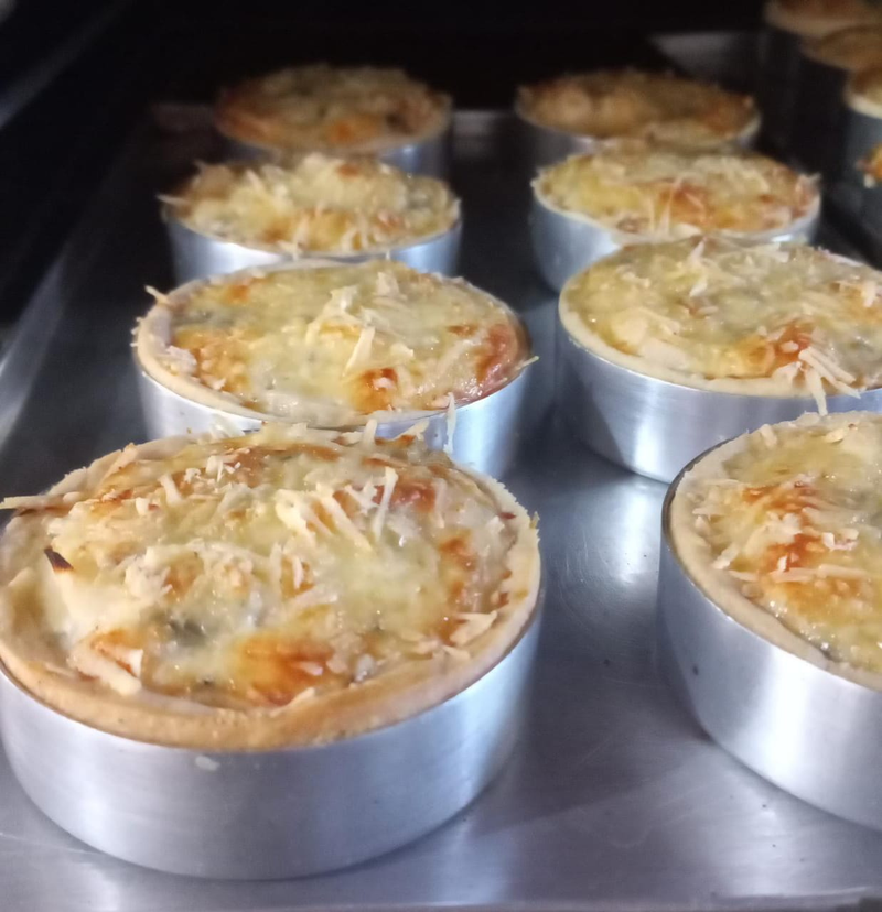 Quiches congelados 2 unidades - pequeno