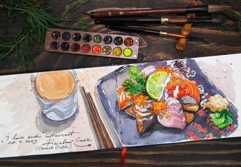 RAINBOW CAKE | I LOVE SUSHI RESTAURANT