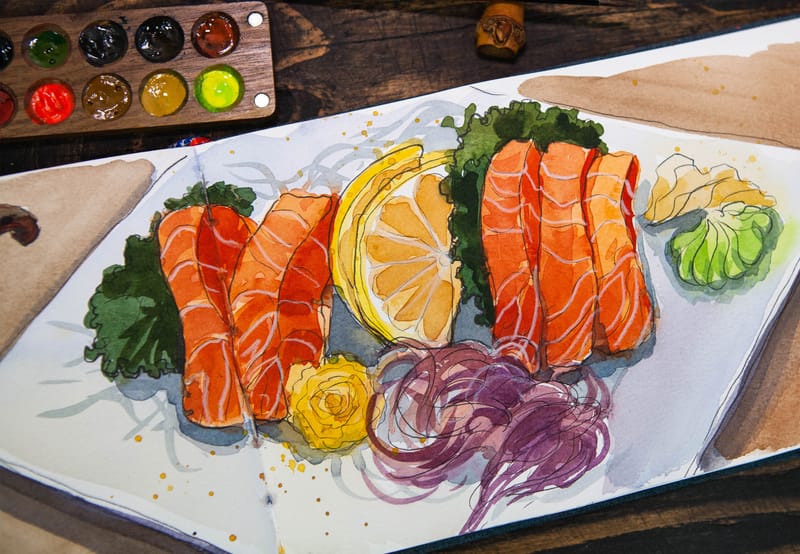 SALMON SASHIMI