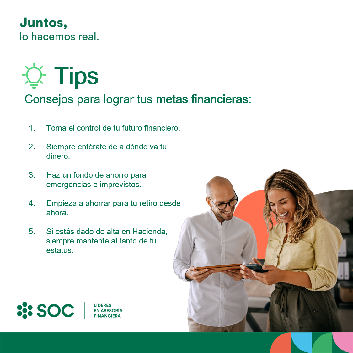 Tips - Consejos para lograr tus metas financieras