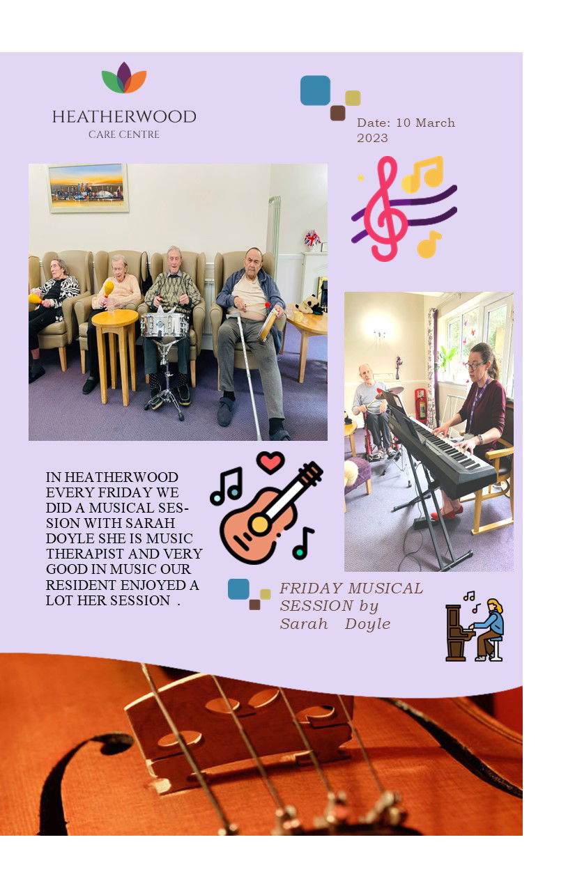 MUSIC SESSION AT HEATHERWOOD