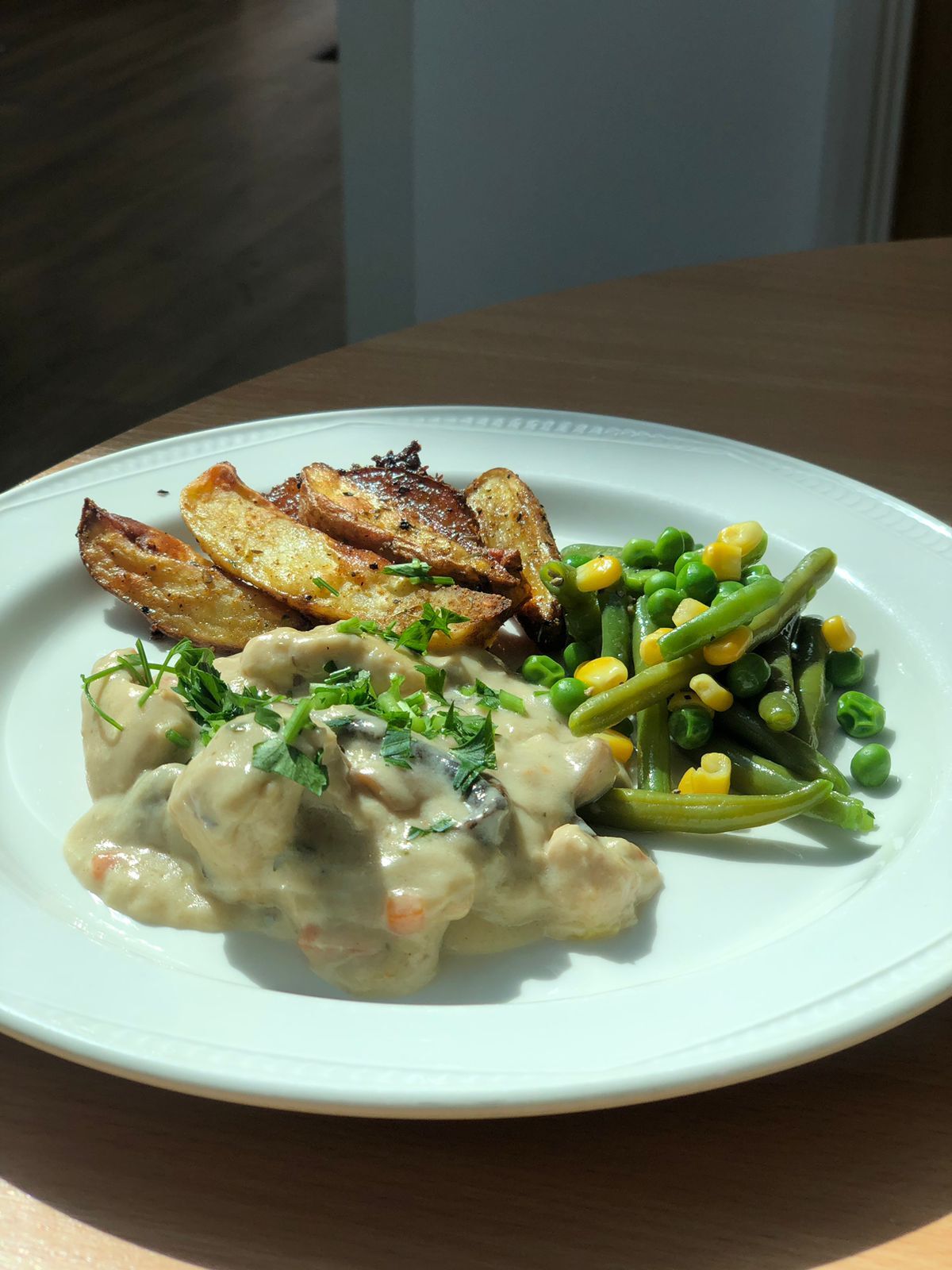 CHICKEN WITH MUSHROOMS SAUCE