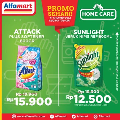 Promo ALFAMART Terbaru Promo Sehari Periode 13 Februari 2018