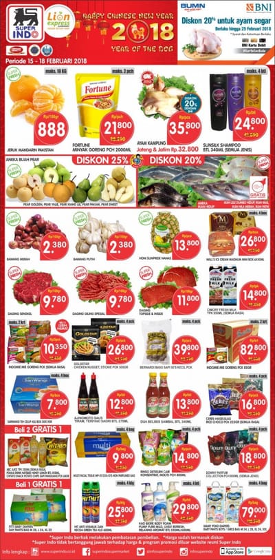 Katalog SUPERINDO Promo JSM SUPERINDO Akhir Pekan Periode 15 - 18 Februari 2018