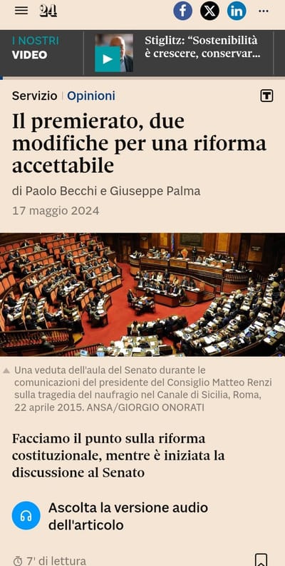 Come migliorare il ddl Meloni-Casellati (2024)