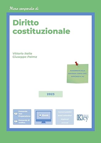 Italia Vittorio e Palma Giuseppe: MICROCOMPENDIO DI DIRITTO COSTITUZIONALE (2023)