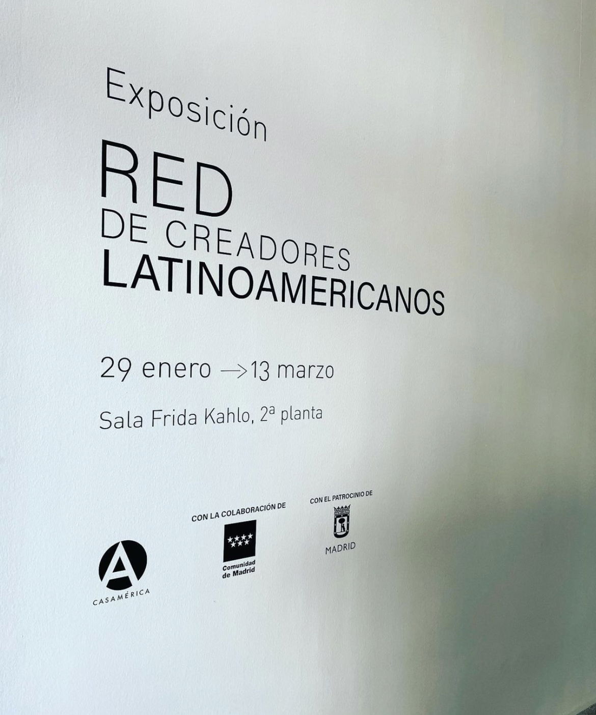 Group exhibition in Casa de America in Madrid, Spain 2021