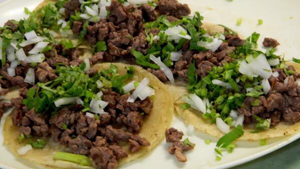 Tacos de bistec