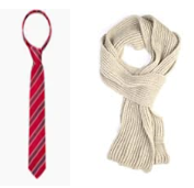 Cravate, Echarpe Simple