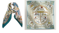 Foulard, Carrée Simple, Cravate en Soie