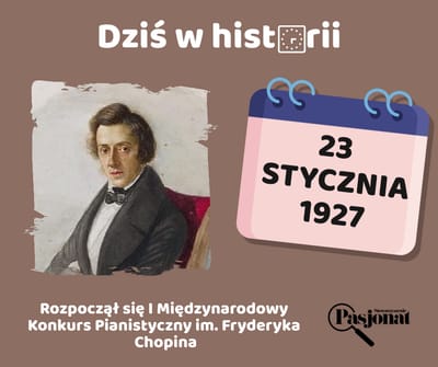 Dziś w historii - 23 stycznia