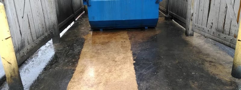 Dumpster Pad Washing