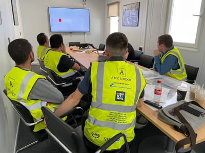 On-site training carried by IG Masonry supports