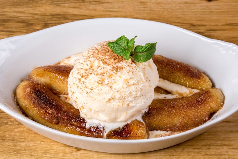 Fried Banana Ice cream