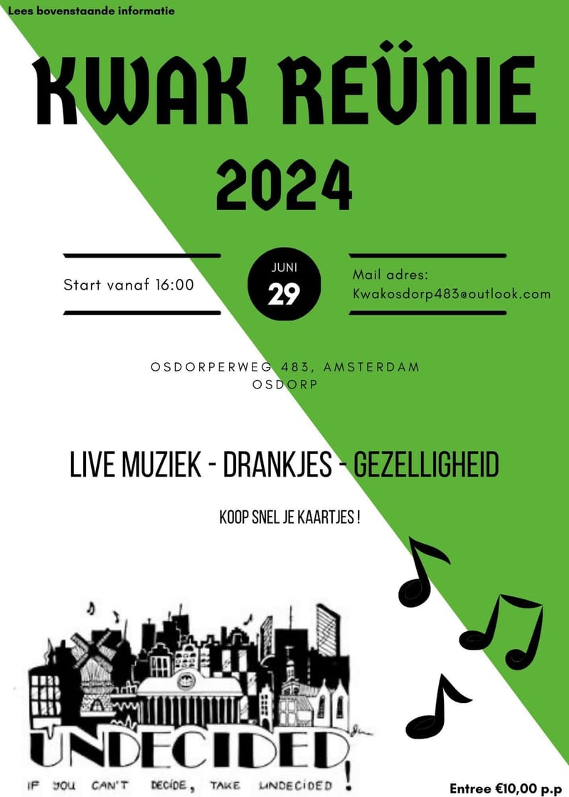 Reünie Kwak Amsterdam