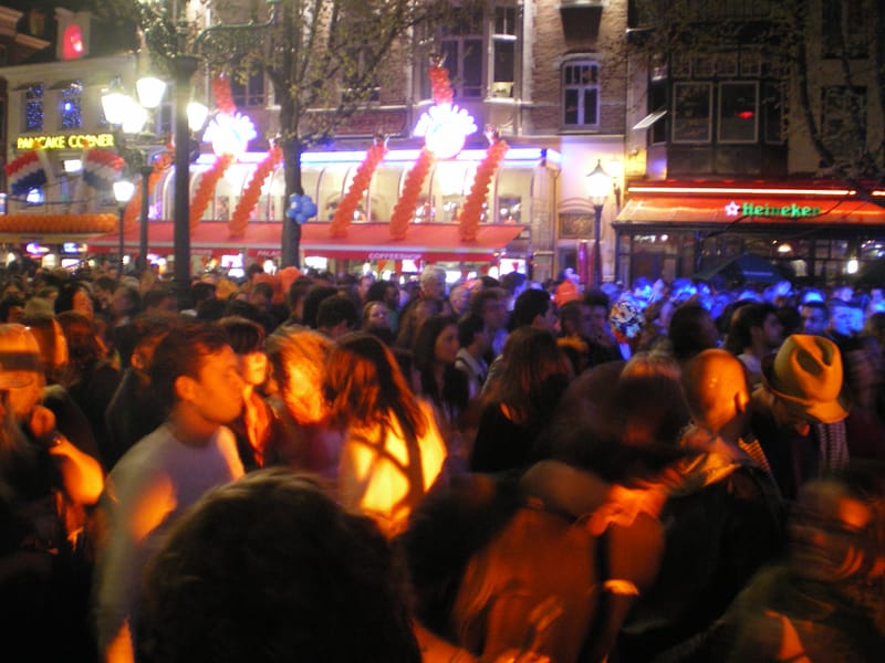 Koningsdag Kat in de Wijngaert Amsterdam