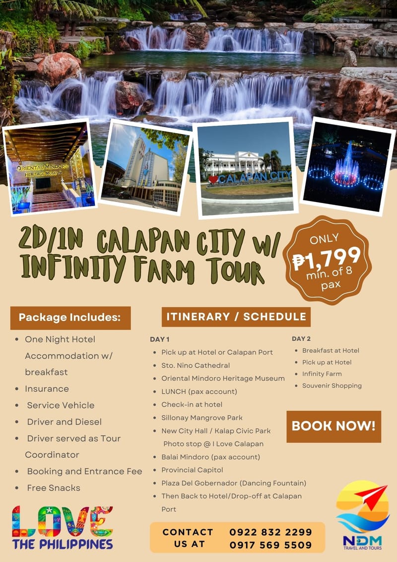 Calapan City with Infinity Farm Tour