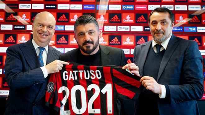 Official: Gattuso renews with Milan until 2021