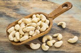 Saludables anacardos (semillas de cajú)
