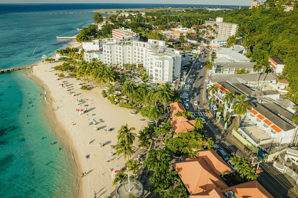 Jamaica helicopter flight