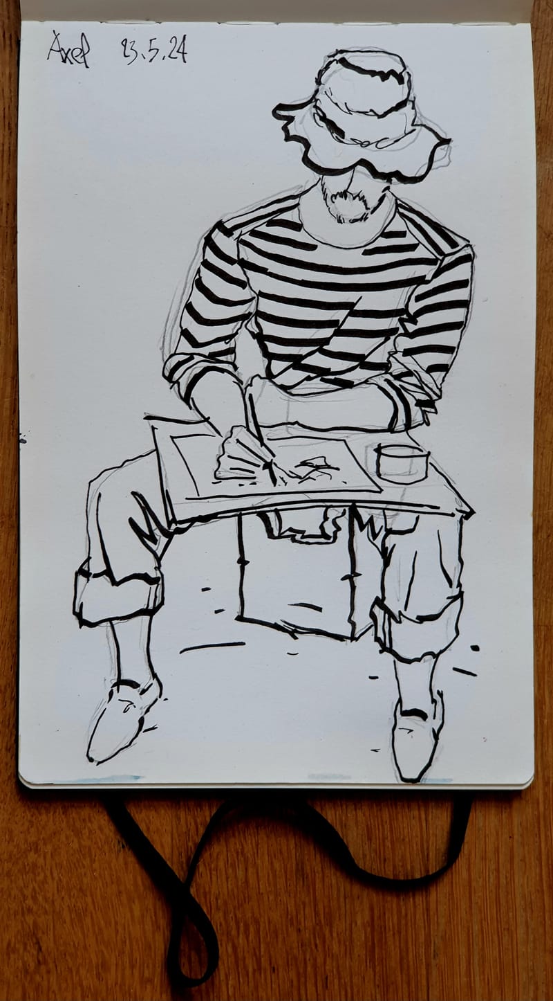 Urbansketchers et Hyères en croquis