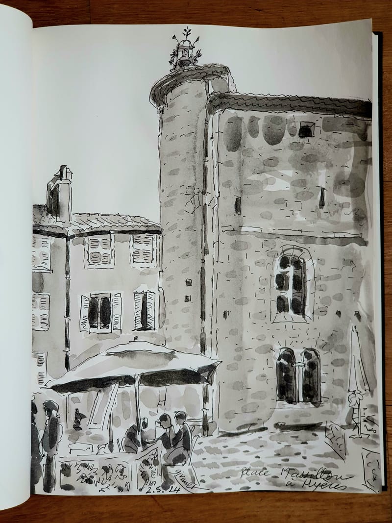 Urbansketchers et Hyères en croquis