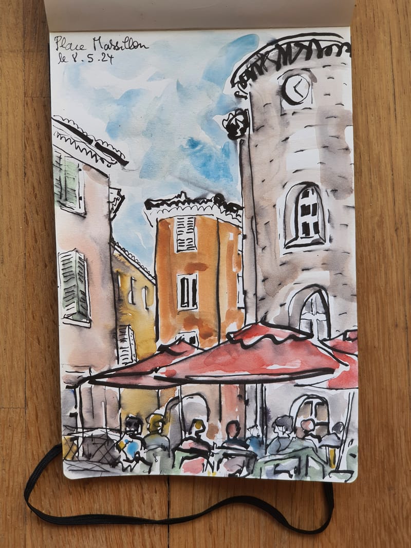 Urbansketchers et Hyères en croquis